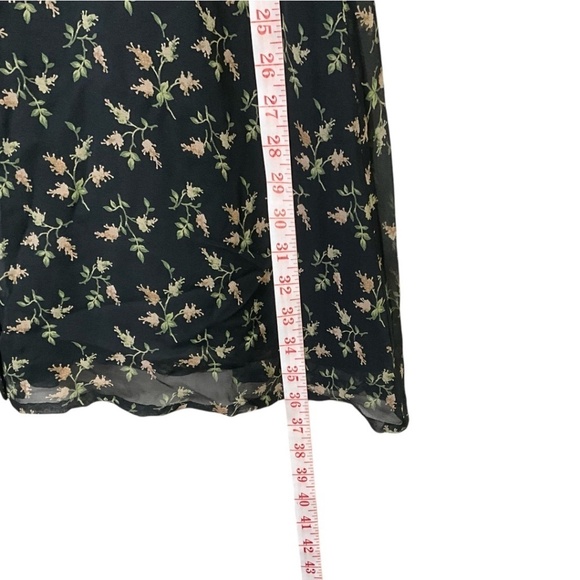 BANANA REPUBLIC 100% Silk Button Front Fully Lined Short Sleeve Mini Dress Sz 12 - Picture 6 of 7